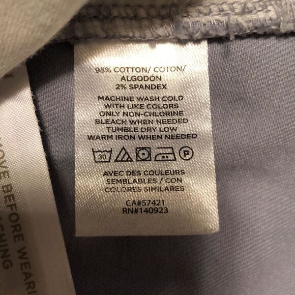 LOFT 14 High Rise High 3 Button Waist 4 Pocket Stretch Ankle Jeans in Light Blue - Picture 12 of 12